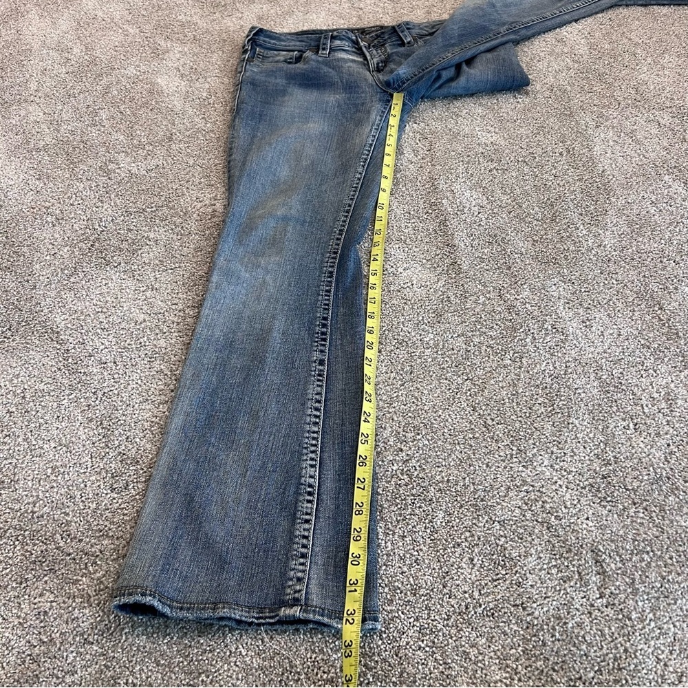 Silver Jeans Co Aiko Boot Cut Jean Pants Denim Blue Women’s Size W30 / L33 - Picture 6 of 16